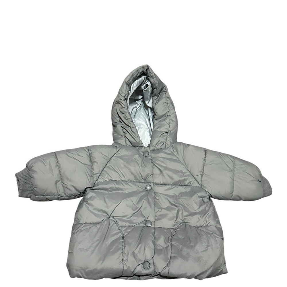 Zara Silver Puffer Jacket